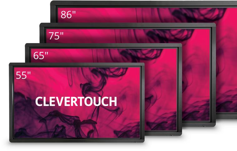clevertouch size range