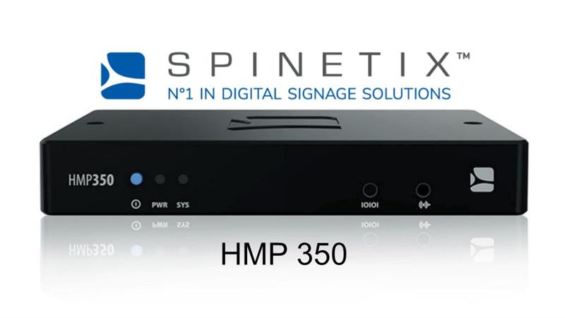 Spinetix HMP 350 digital signage player