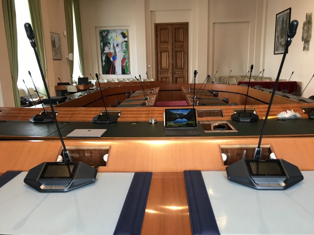 AC Tournai salle du conseil